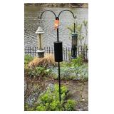 Assorted Birdfeeders & Shepard Hooks
