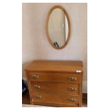 Elm Chest of Drawers, Late 1800