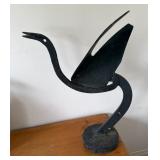 Very Heavy Metal Garden Sculpture of Bird
