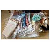 Large Box of Table and Kitchen Linens