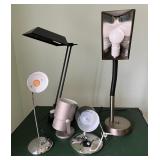 Five Desk and Work Table Lamps
