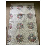 Hand Made Dresden Plate Quilt