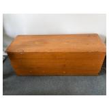 Clear Pine Blanket Box