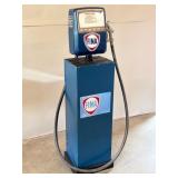 Vintage 1800 FINA Gasboy Farm Fuel Pump