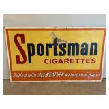 Sportsman Cigarettes Tin Sign