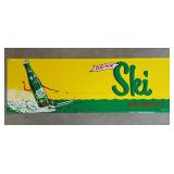 Drink Ski Soda Pop SS Metal Advertising Sign