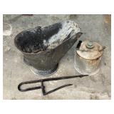 Three Antique Metal Items