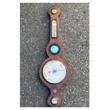 Oak Banjo Barometer