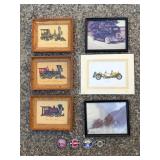 Assorted Train and Car Prints