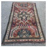 Antique 19th Century Kazak "Eagle" Area Rug