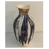 Hand Painted Asian Ceramic Vase