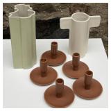 Modern Vases + Candle Holders