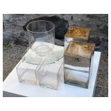 Glass Display Items & Vases