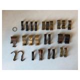 Decorative Brass Picture Rail Hooks