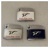 Three Canadian Pacific Airlines Lighters
