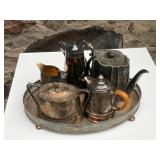 Assorted Silver Plate Service Items