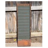 Heavy Plywood + Metal Mail/File Holder