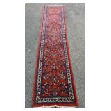 Sarouk Hand Made Wool Runner