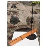 Wooden Easel + Metal Art Display Hook