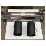 Three Modern Light Fixtures