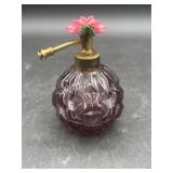 Vtg Perfume Bottle Without Atomizer Amethyst