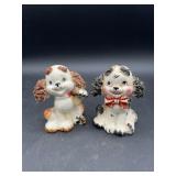 Vintage LEFTON Spaghetti Ear Puppies Salt and