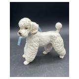 LEFTON Vintage Standard White Gray French Poodle