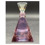 Vintage Perfume Bottle Italy Glass Stopper