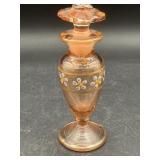 Vintage Cambridge Glass Perfume hand painted