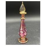 Vintage Arabic Egyptian Perfume Bottle Blown