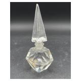 Vintage Japan Pagoda Faceted Clear Crystal