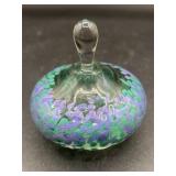 Vintage Art Glass decorative Perfume Bottle with