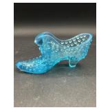 Vintage Fenton Art Glass Hobnail cobalt Blue