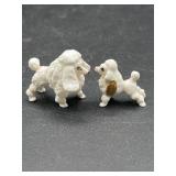 Vintage Collectible Poodle Bone China Figurine