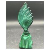 Vintage MALACHITE GLASS CZECHOSLAVAKIAN PERFUME