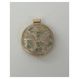 Vintage Mary Kay Perfume Locket Necklace- Floral,