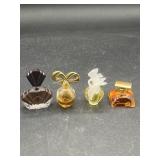 Vintage lot of miniature perfume bottles