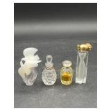 Vintage lot of miniature perfume bottle bottles