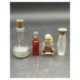 Vintage lot of miniature perfume bottles