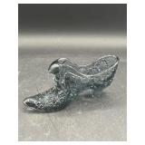Vintage Fenton Cat Head Daisy & Button Shoe
