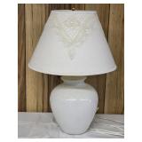 Pretty Ceramic Table Lamp with Intricate