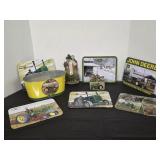 Nice John Deere Collectible Lot.  Thermometer,