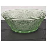 Tiara, Indiana Glass, Green Sandwich Glass