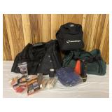 Duffle bags, one has survival items