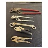 Adjustable Pliers 5 pc