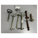 Lot of heavy-duty hitch pins