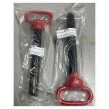 Two, New, Hitch Pin, Red Top 1ï¿½ x 7 1/2ï¿½