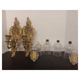 Pair of Vintage 14' Burwood Plastic Wall Sconces