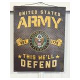 United States Army Tin 12 1/2x 16