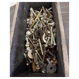 Bolts assorted sizes in Wood box